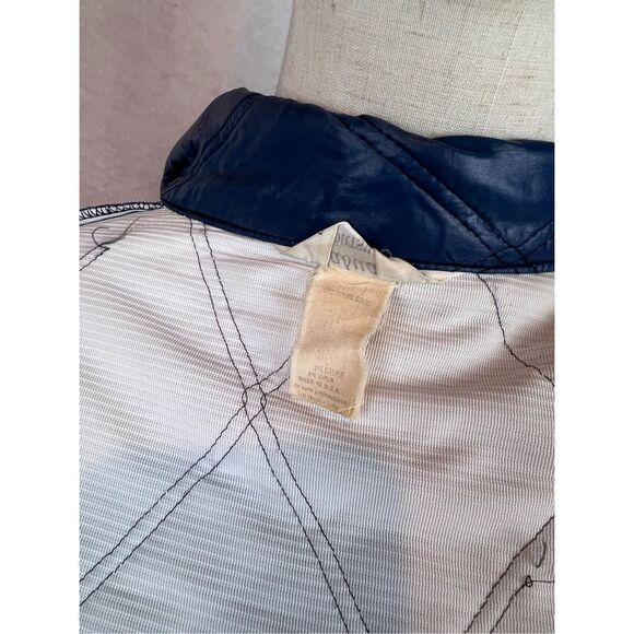 Vintage 70s 80s Goodyear Racing Quilted Workwear Jacket Medium Large NASCAR - Picture 9 of 10
